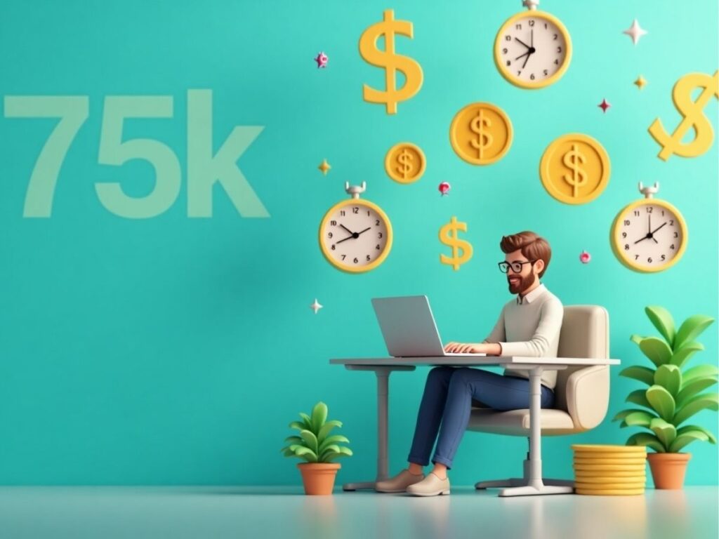 How to Convert 75k a year is how much an hour