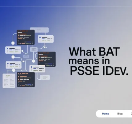 What is a BAT File in PSSE IDEV