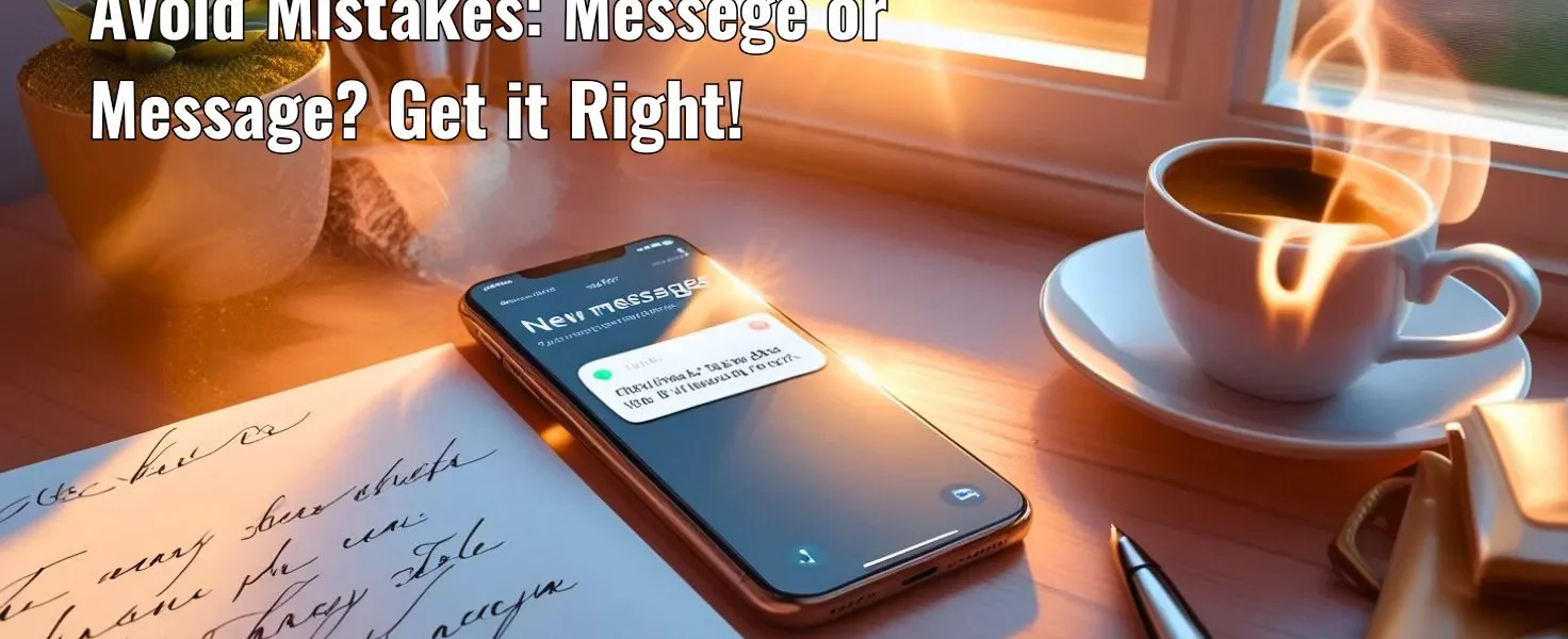 Avoid Mistakes: Messege or Message? Get it Right!