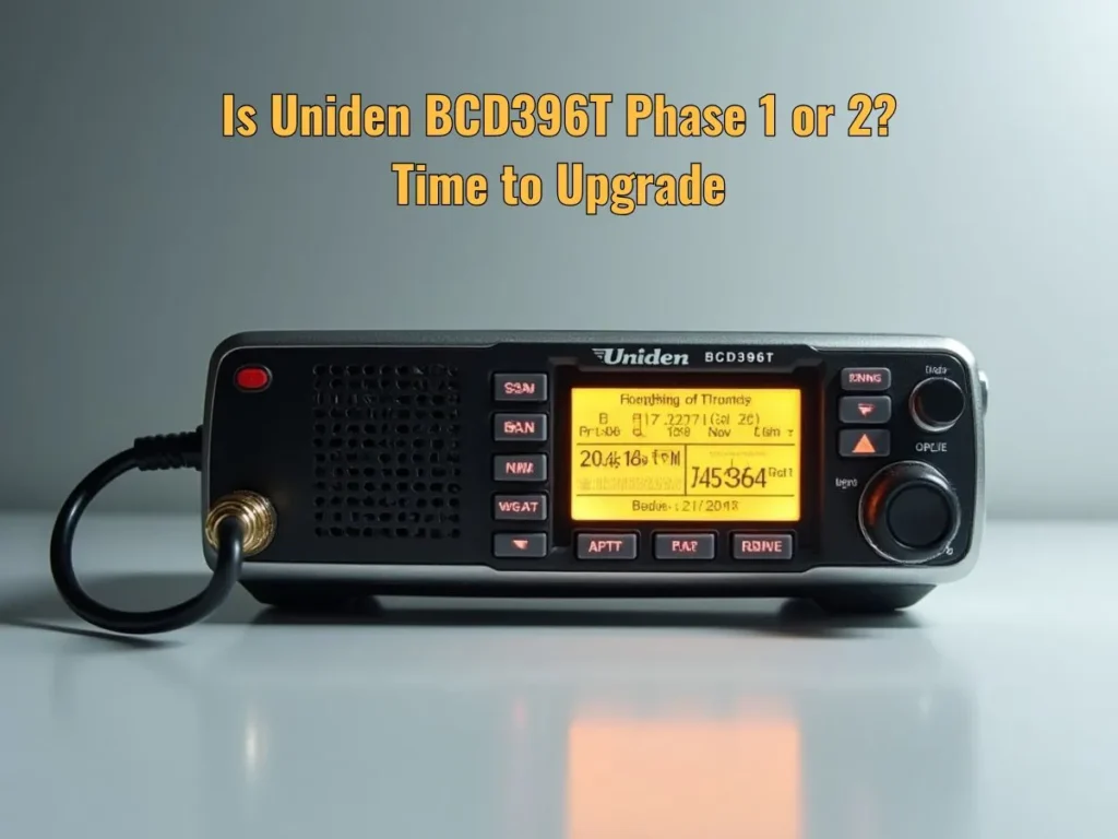 Is Uniden BCD396T Phase 1 or 2? Time to Upgrade?