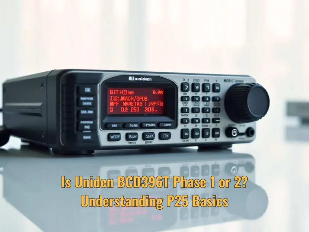 Is Uniden BCD396T Phase 1 or 2? Understanding P25 Basics