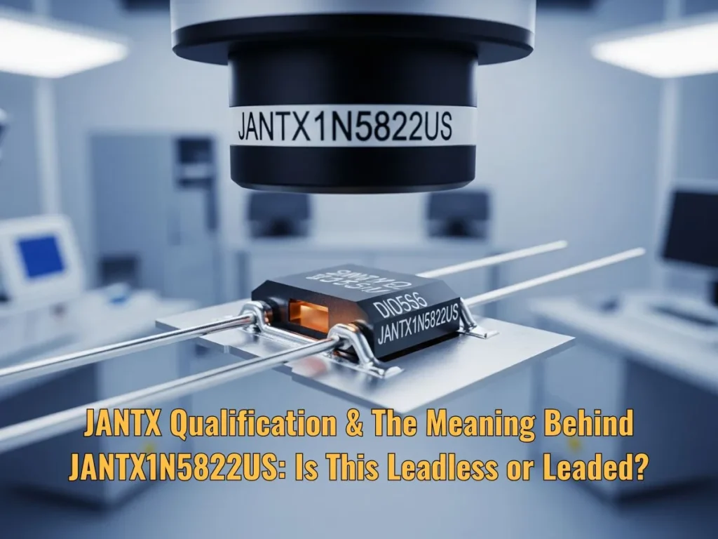 JANTX Qualification & The Meaning Behind "JANTX1N5822US: Is This Leadless or Leaded?"
