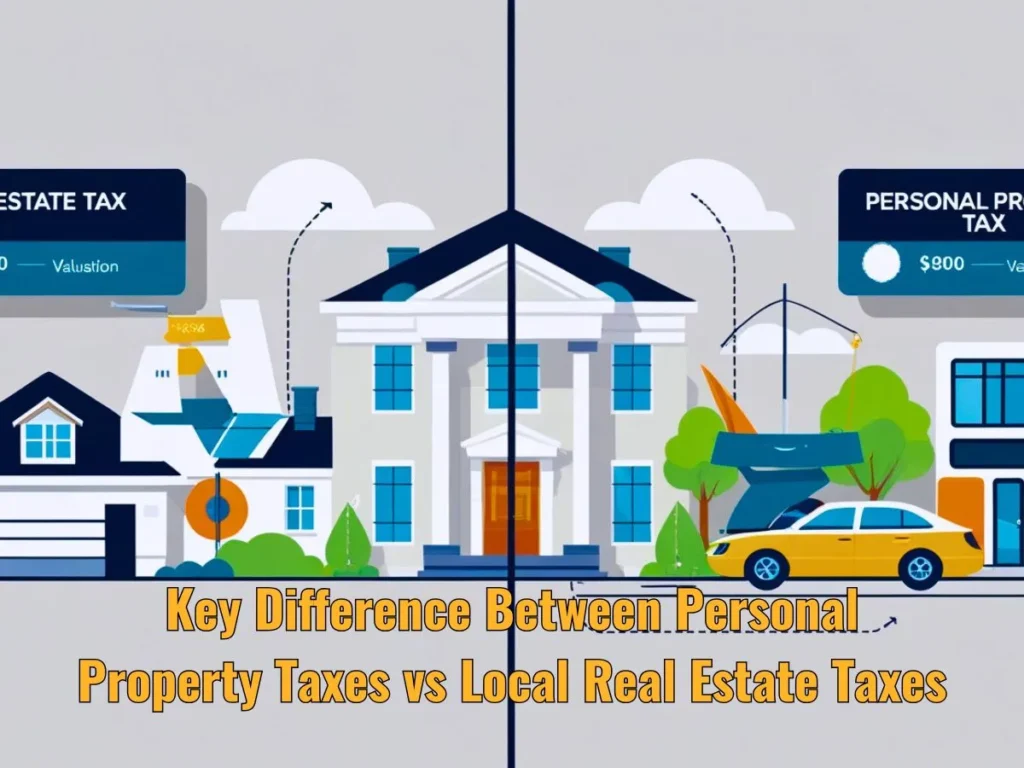 Key Difference Between Personal Property Taxes vs Local Real Estate Taxes