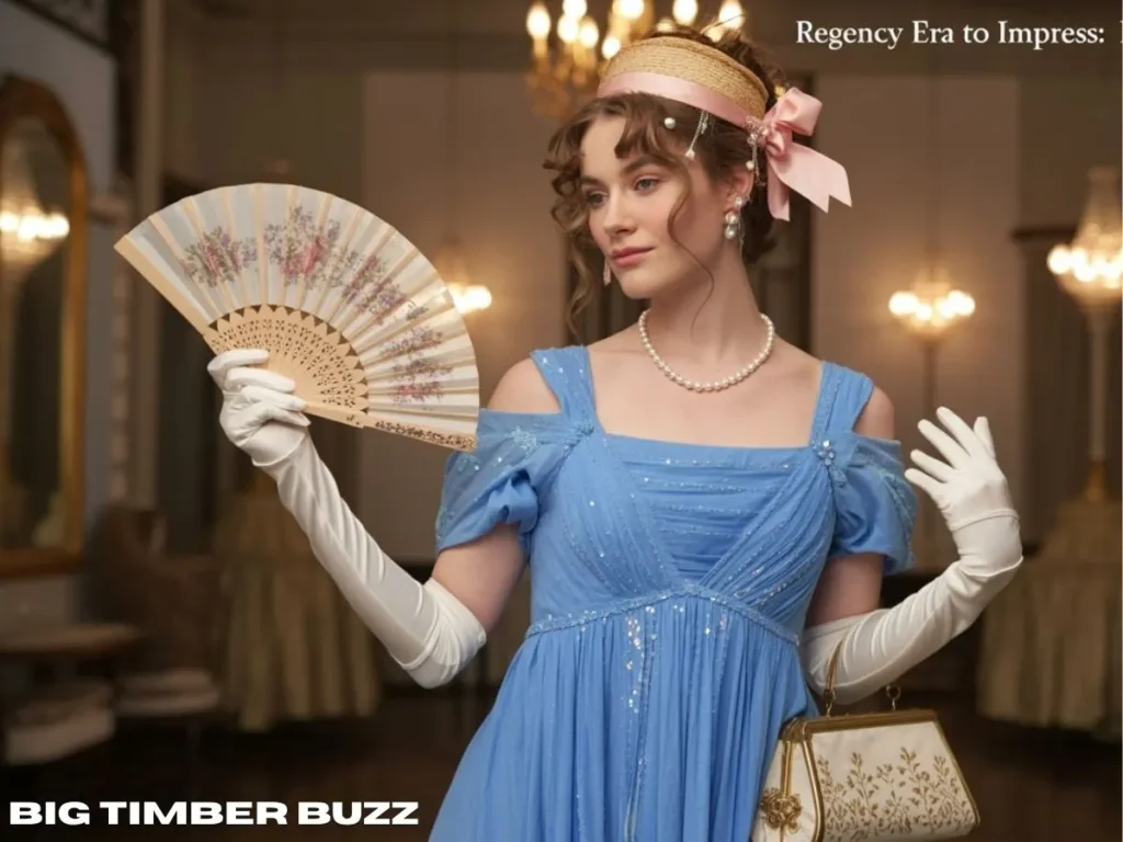 Styling a Regency Era Dress to Impress for Events & Roblox