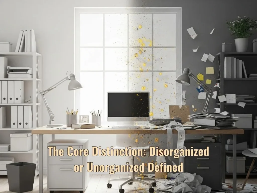 The Core Distinction: Disorganized or Unorganized Defined
