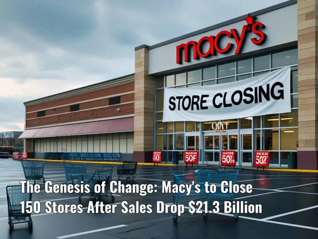 The Genesis of Change: Macy's to Close 150 Stores After Sales Drop $21.3 Billion