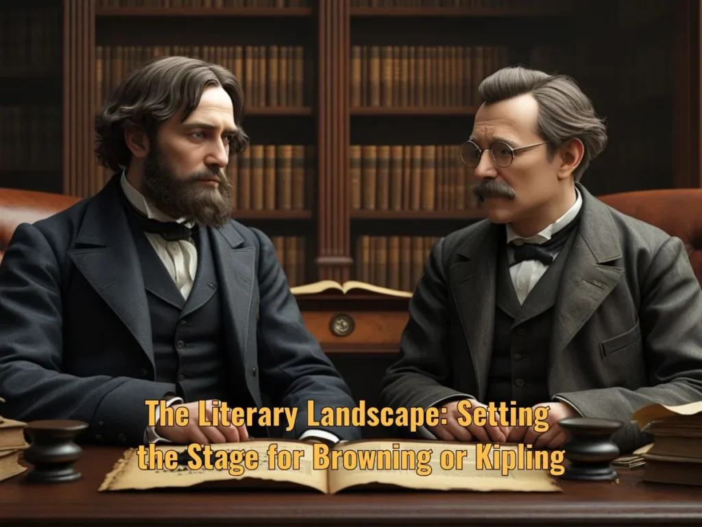 The Literary Landscape: Setting the Stage for Browning or Kipling