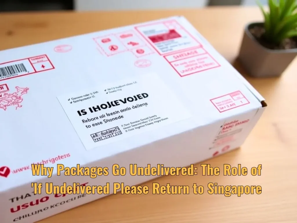 Why Packages Go Undelivered: The Role of 'If Undelivered Please Return to Singapore
