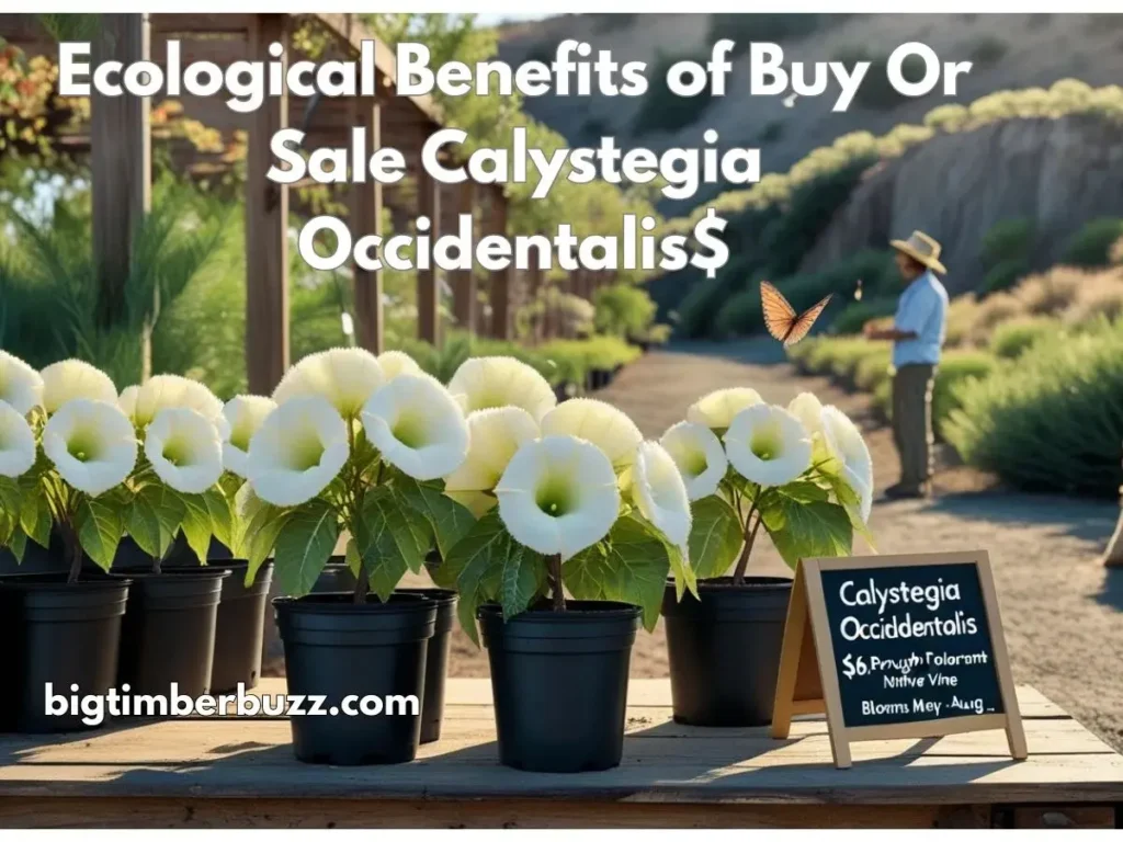 Ecological Benefits of Buy Or Sale Calystegia Occidentalis$
By selecting Calystegia occidentalis, you are benefiting the environment in several ways. This native plant is a vital resource for pollinators, including bees, butterflies, and hummingbirds, and helps increase our native biodiversity.
Summer flowers still offer nectar during the peak of pollinator season, which helps support fragile ecosystems. It is drought-tolerant as a vine and would therefore conserve some water, making it perfect for dry city areas like California, where sustainable gardening is crucial.
It also prevents erosion of the native plant garden soil on slopes. Unlike many non-native plants, it thrives well without heavy fertilization, which helps reduce chemical runoff.
A Bay Area horticulturalist reported that when she planted Calystegia occidentalis (western morning glory) she saw an increase in butterfly activity.
And by selecting Western morning glory, you're establishing a garden that is both gorgeous and environmentally friendly.
Benefits: Attracts pollinators, conserves water, and prevents erosion.
TIP: Pair with other natives for a greater ecological impact.
Why It Matters: Encourages sustainability and biodiversity with very little effort.