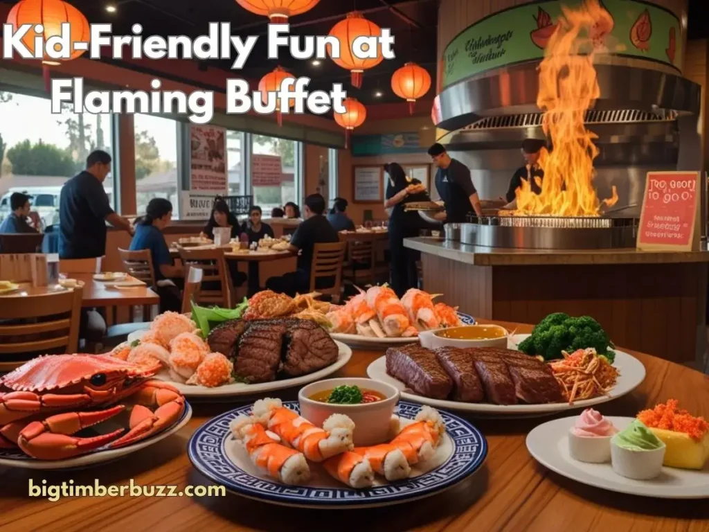 Kid-Friendly Fun at Flaming Buffet