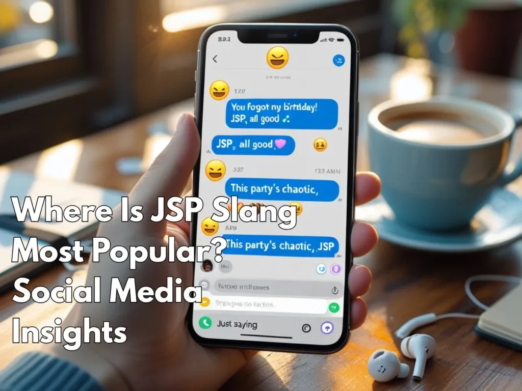 Where Is JSP Slang Most Popular? Social Media Insights