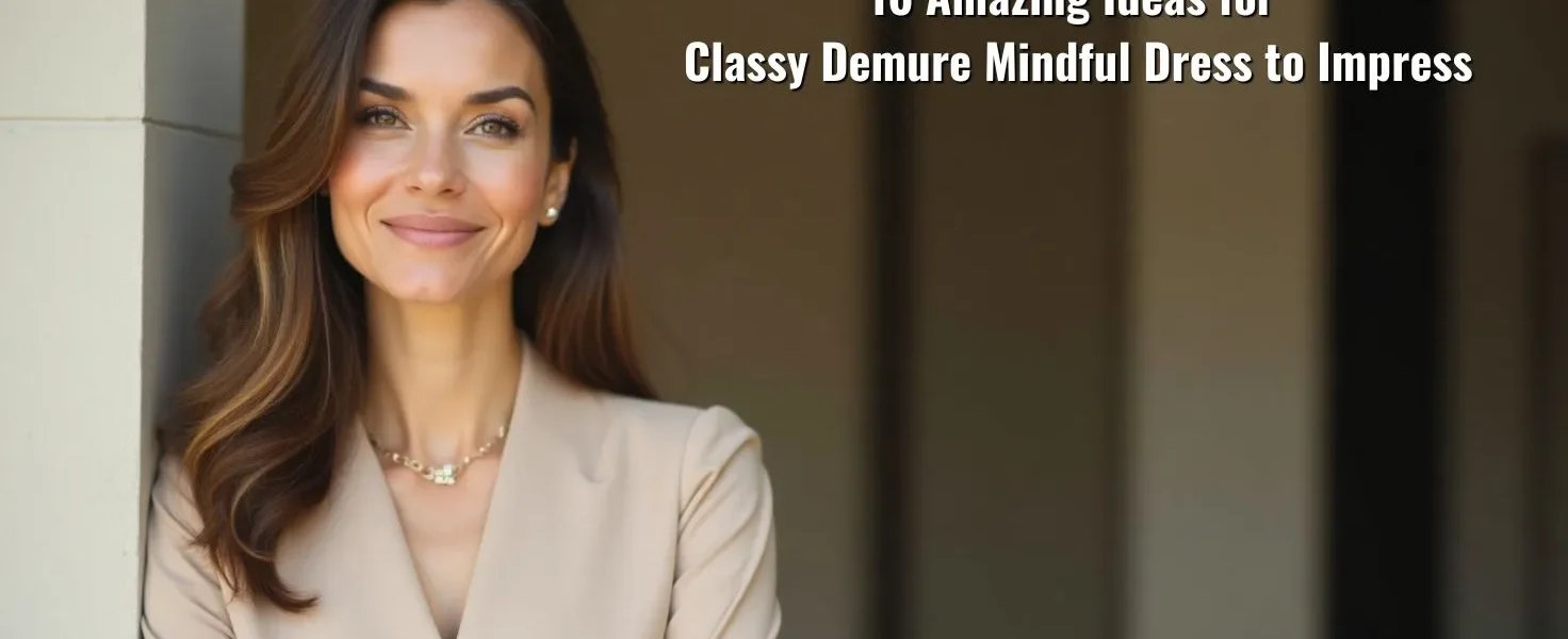 16 Amazing Ideas for Classy Demure Mindful Dress to Impress