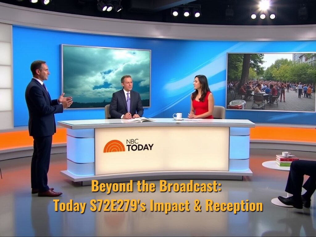 Beyond the Broadcast: Today S72E279 Impact & Reception