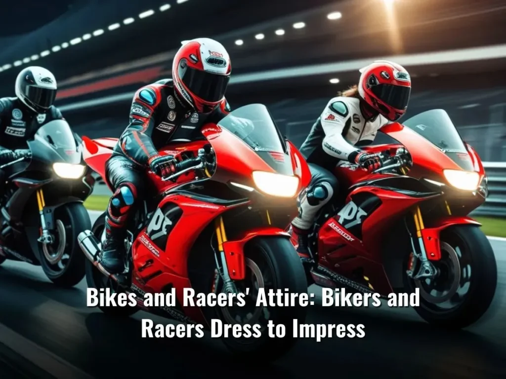 Bikes and Racers' Attire: Bikers and Racers Dress to Impress