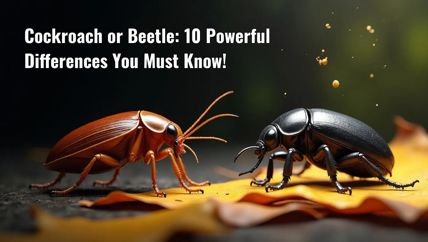 Cockroach or Beetle: 10 Powerful Differences You Must Know!