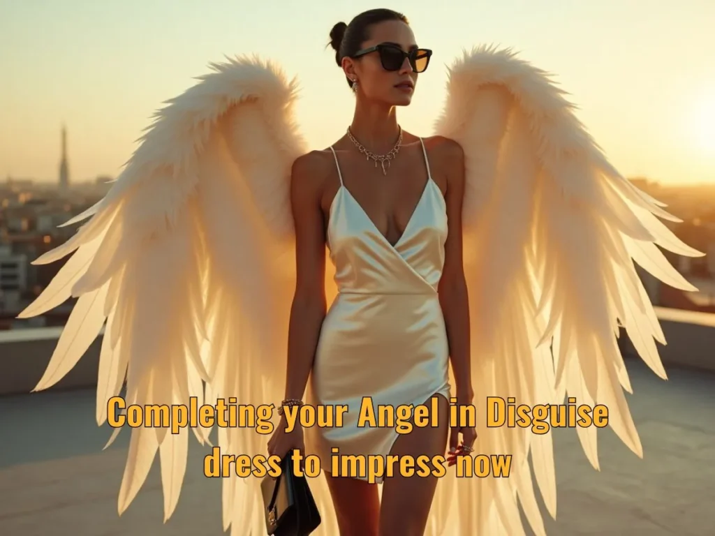 Completing your Angel in Disguise dress to impress now