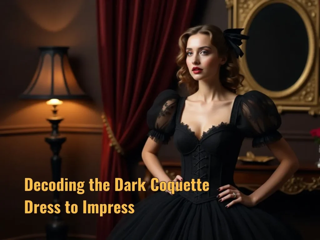 Decoding the Dark Coquette Dress to Impress