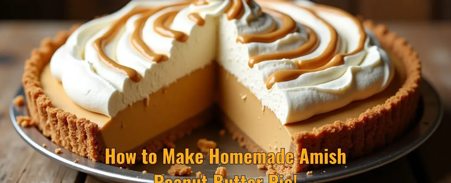 How to Make Homemade Amish Peanut Butter Pie!