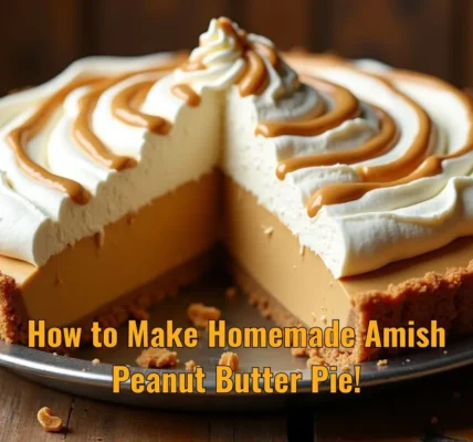 How to Make Homemade Amish Peanut Butter Pie!