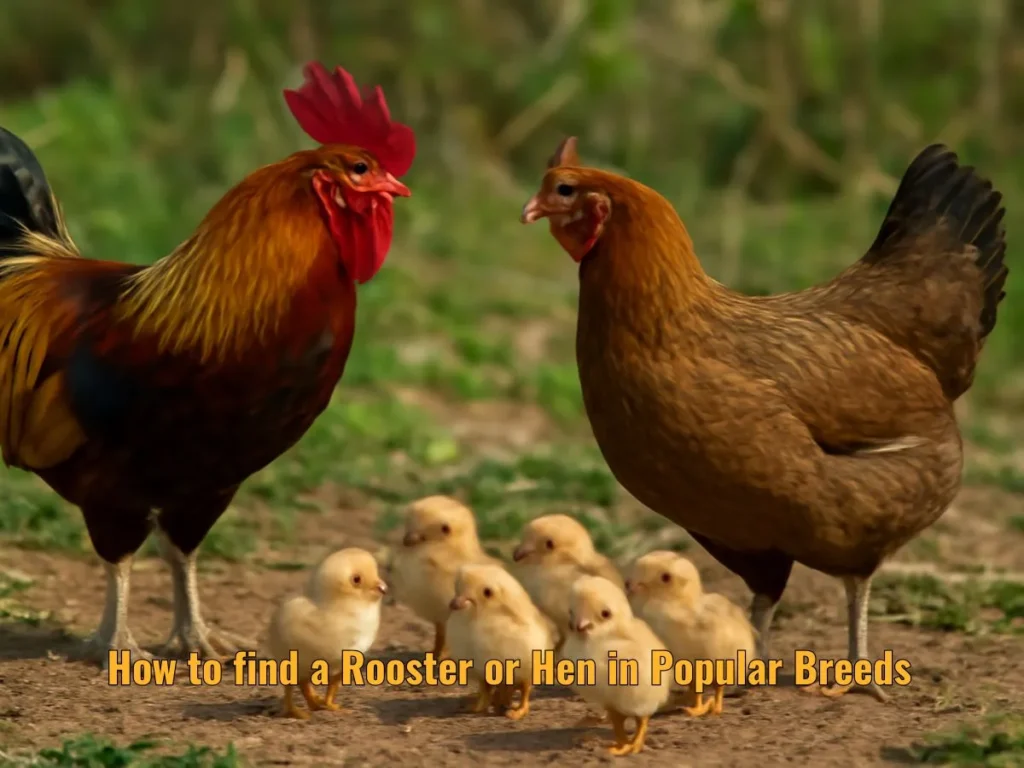 How to find a Rooster or Hen in Popular Breeds