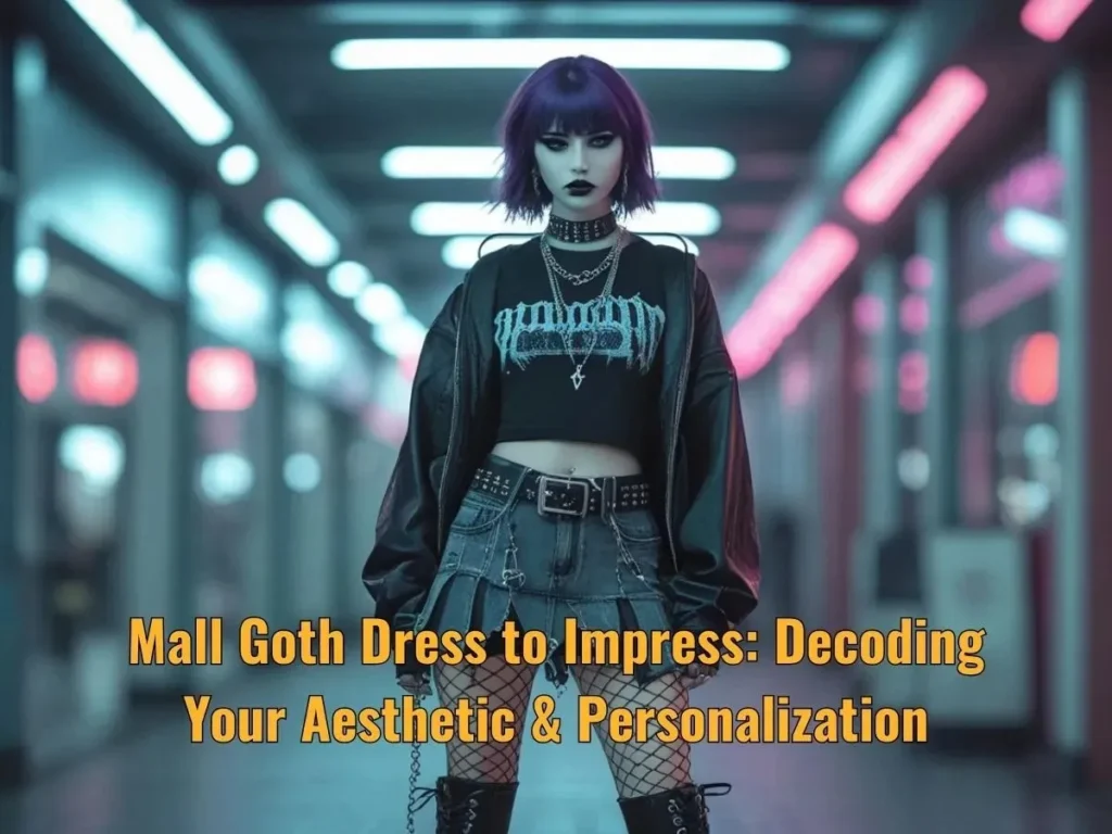 Mall Goth Dress to Impress: Decoding Your Aesthetic & Personalization