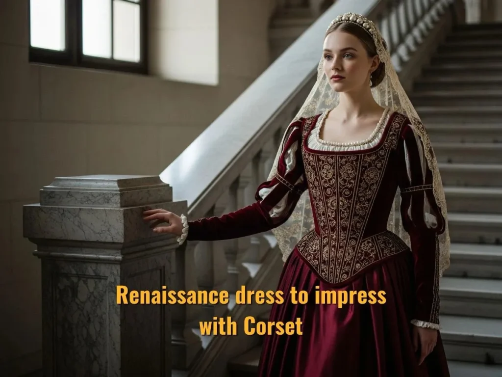Renaissance dress to impress with Corset