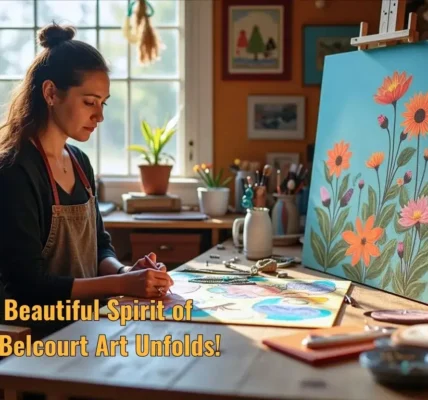 The Bold, Beautiful Spirit of Alyson H Belcourt Art Unfolds!