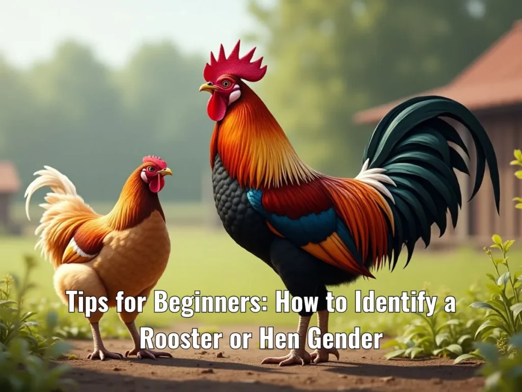 Tips for Beginners: How to Identify a Rooster or Hen Gender