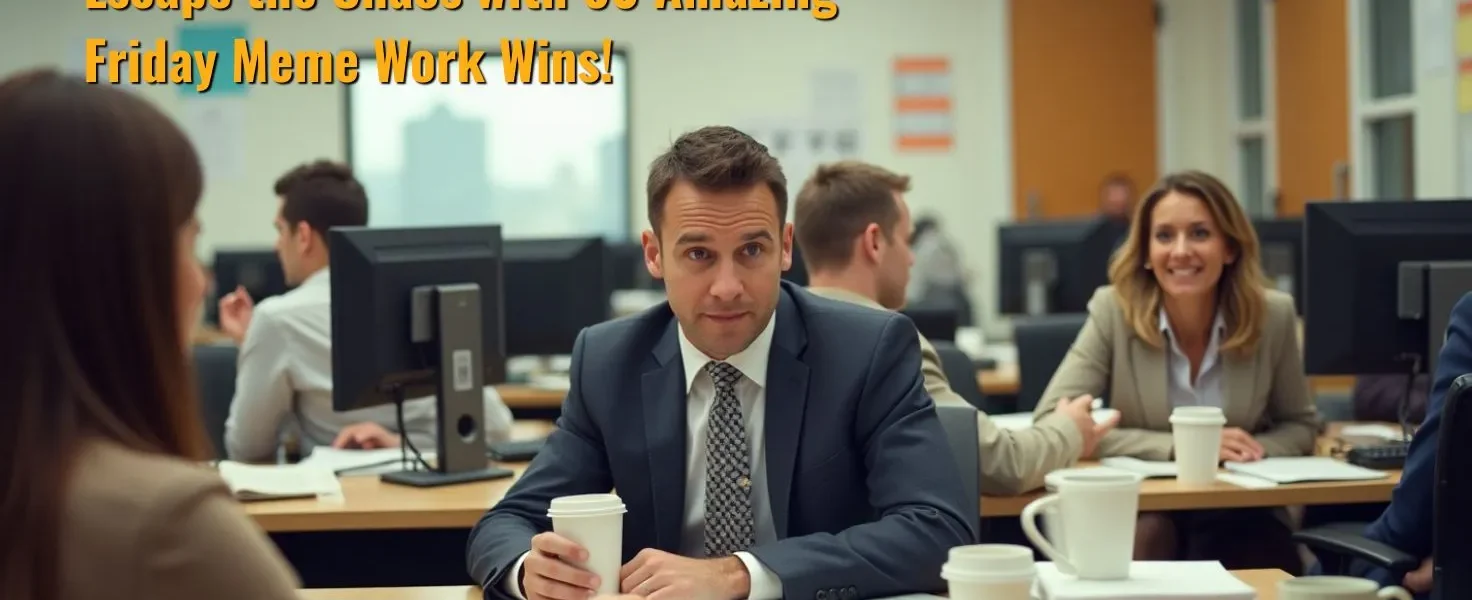 Escape the Chaos with 60 Amazing Friday Meme Work Wins!