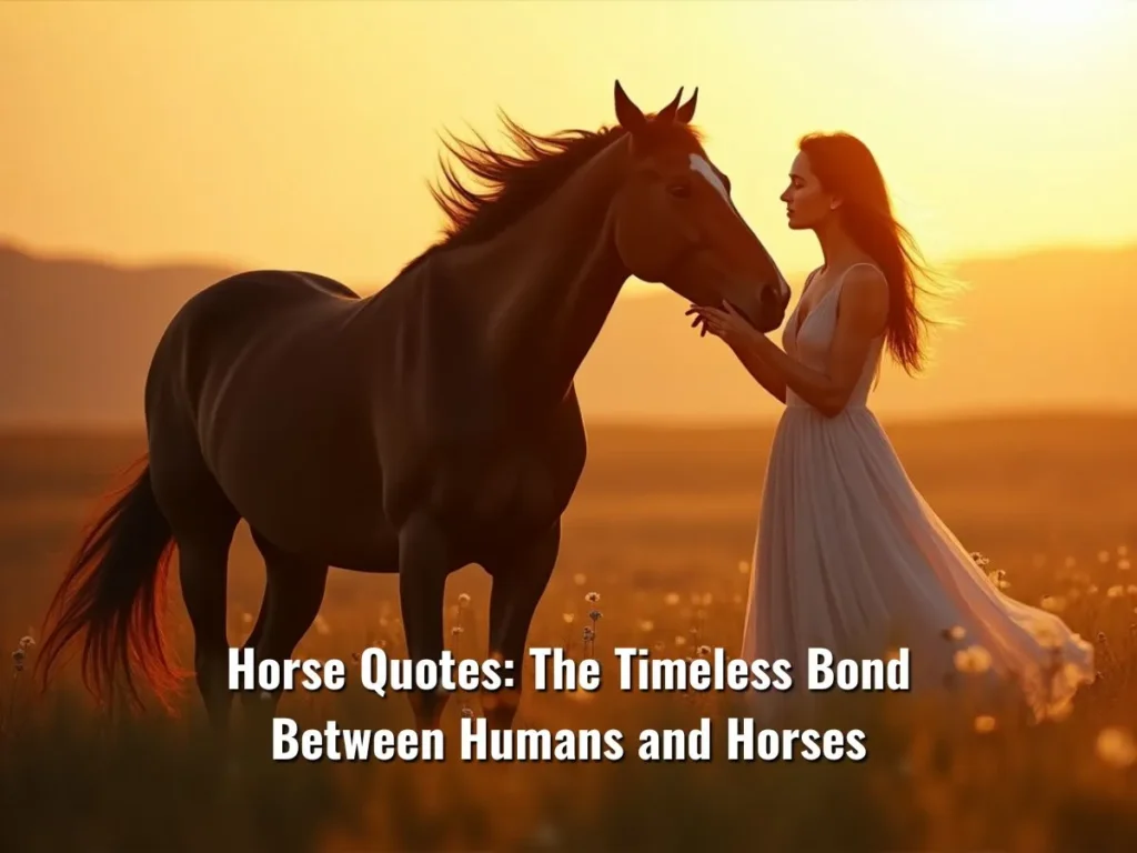 Horse Quotes: The Timeless Bond Between Humans and Horses