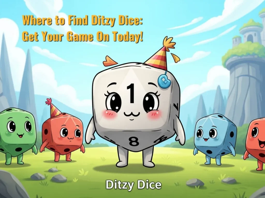 Where to Find Ditzy Dice: Get Your Game On Today!